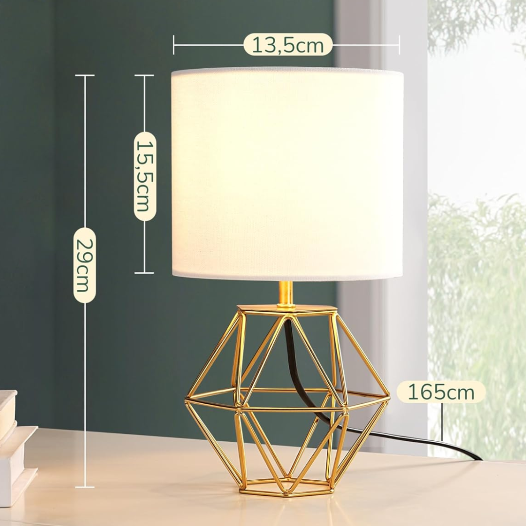 Vintagelys Bordlampe