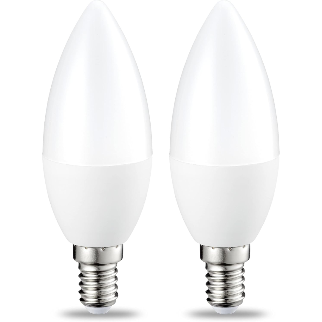 E14 LED Pære - 2700K - 470 lm (2stk)