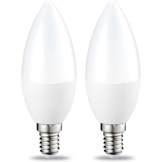 E14 LED Pære - 2700K - 470 lm (2stk)