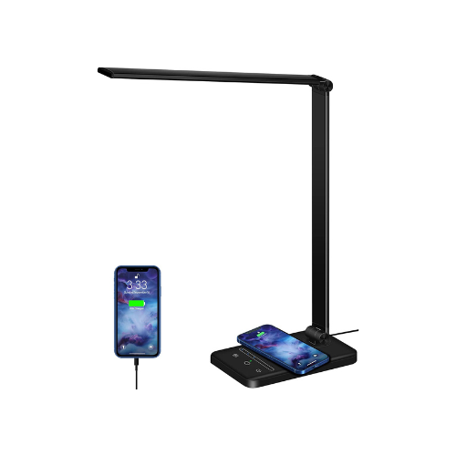 Moderne lampe med oplader